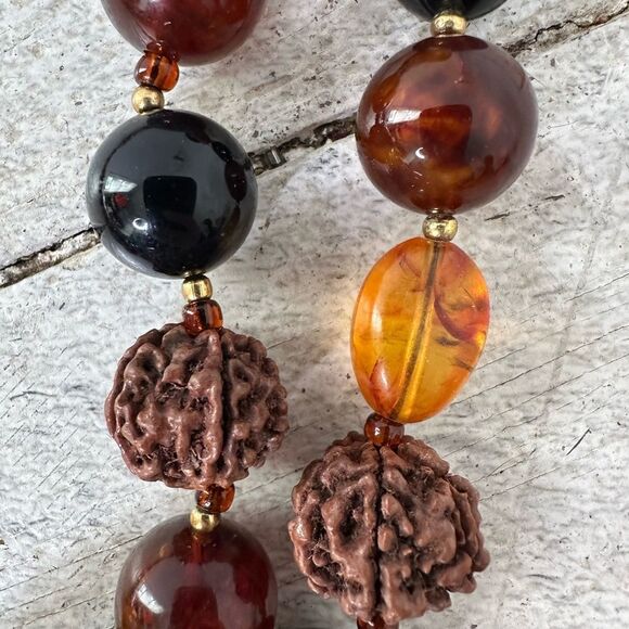 Vintage Rafael Sanchez 80s Art To Wear Necklace - Picture 3 of 7